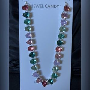 Gorgeous brand new Bubble Gum Jewel Candy Necklace